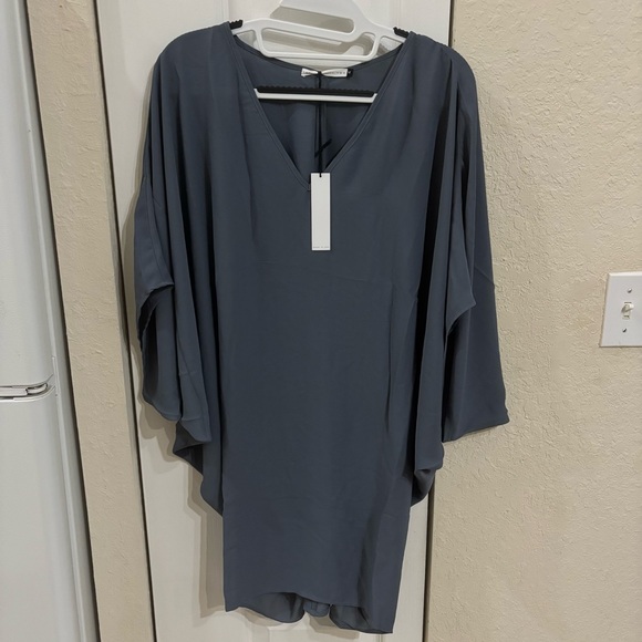 Revolve Charcoal Tunic with Dolman Sleeves - Picture 2 of 6